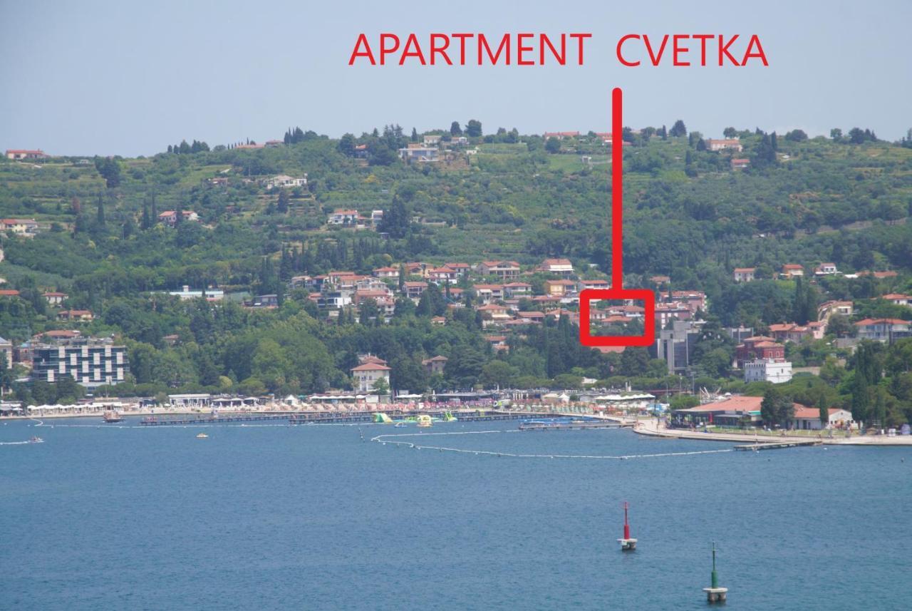 Apartment Cvetka Portoroz Bagian luar foto